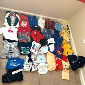 Bundle Infant boy clothes, age newborn-1 year old